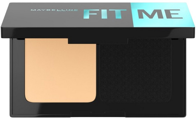 MAYBELLINE 媚比琳 反孔特霧全進化零瑕嫩粉餅SPF44 PA++++, 123 裸膚色, 1個