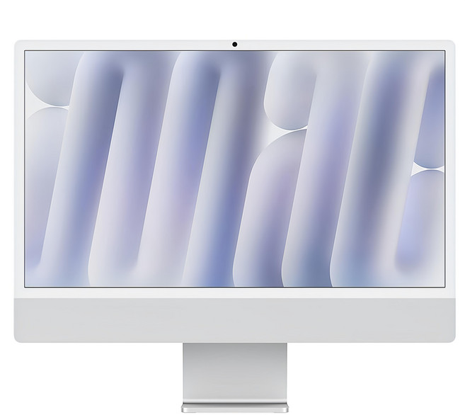 Apple iMac 24吋 M4 8核心GPU 原廠保固, 銀色, 16GB, 256GB, MAC OS, MWUC3TA/A