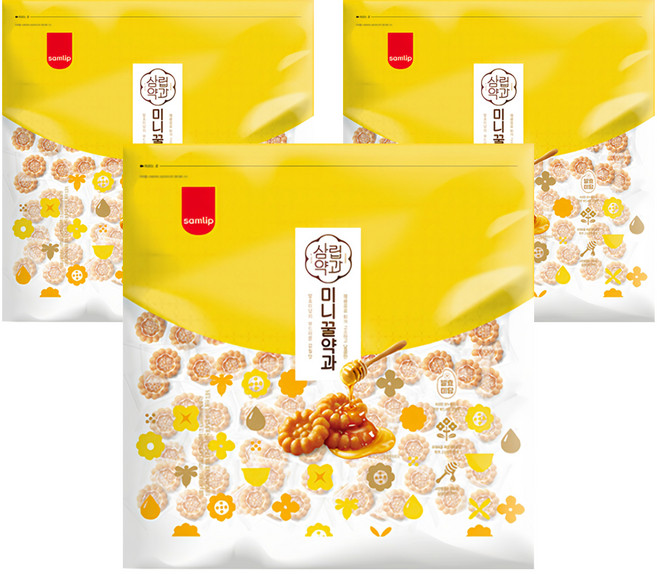 samlip 三立 迷你蜂蜜藥菓, 1kg, 3個