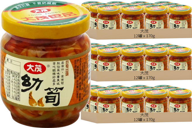 大茂 幼筍, 170g, 36罐