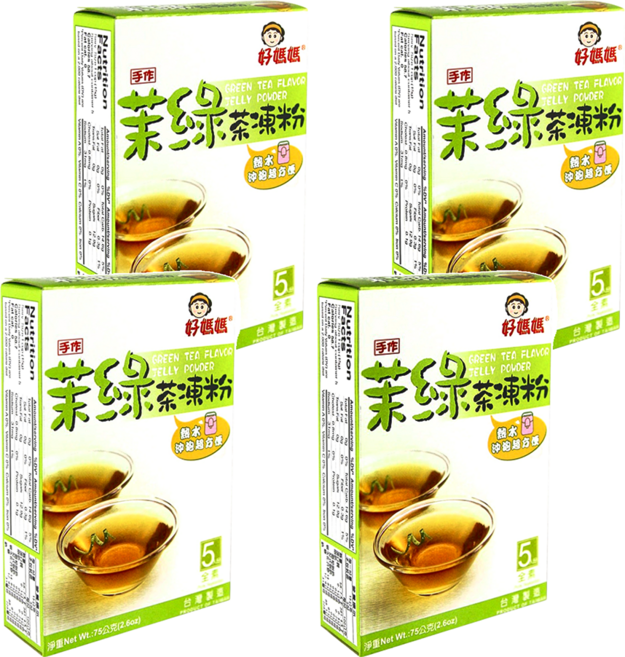 FAIRSEN 惠昇食品 好媽媽 茉綠茶凍粉, 75g, 4盒