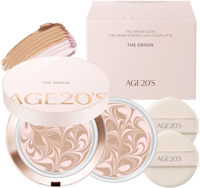 에이지투웨니스 디오리진 에센스 팩트 본품 12.5g + 리필 12.5g, 21호핑크라떼, 1개