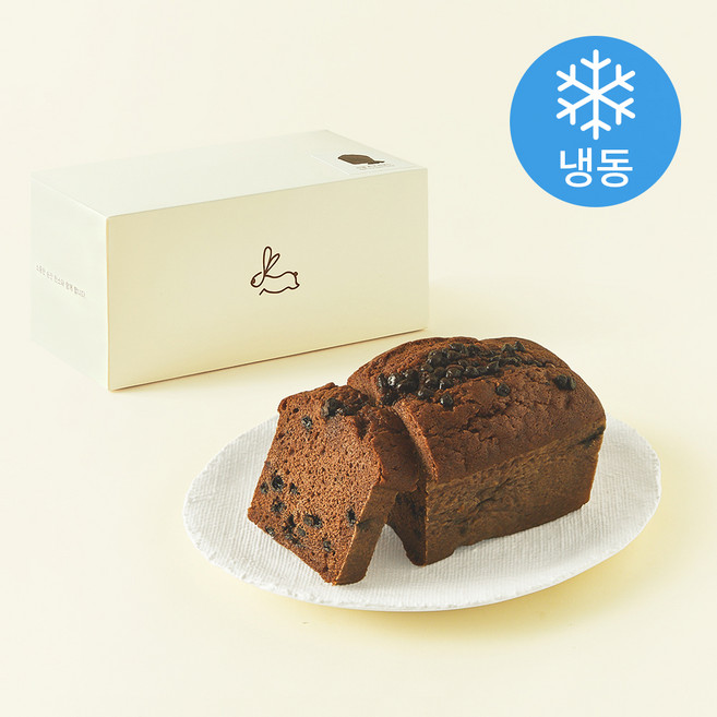 한스케익 리얼 초코 파운드 (냉동) + 쇼핑백, 300g, 1개