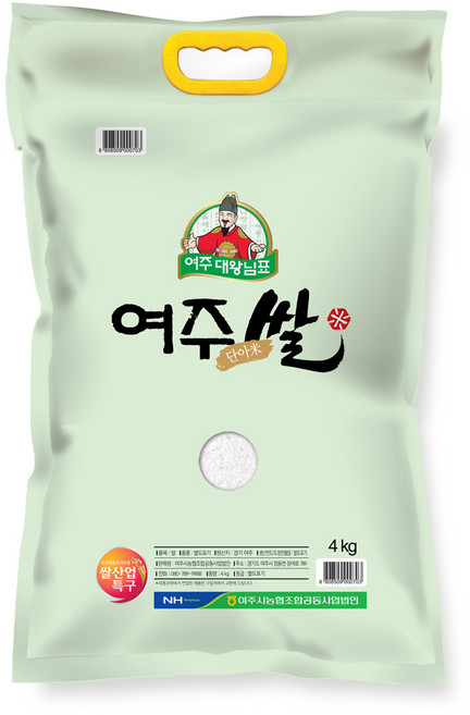 대왕님표 여주쌀 단아미, 4kg, 1개, 특등급