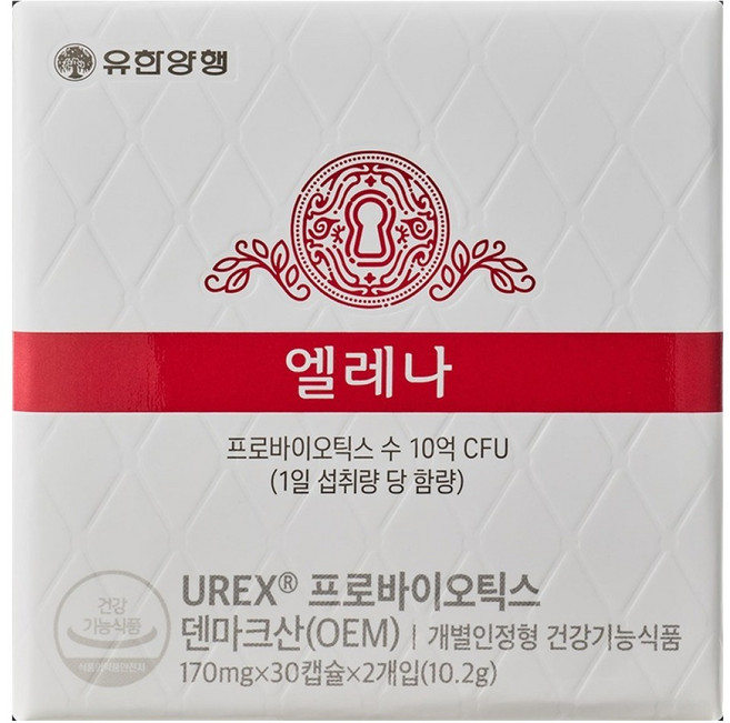 엘레나 유렉스 프로바이오틱스 유산균, 60정, 1개