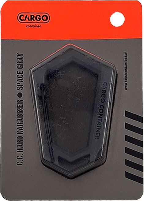 CARGO container D型登山扣, 灰色, 1個