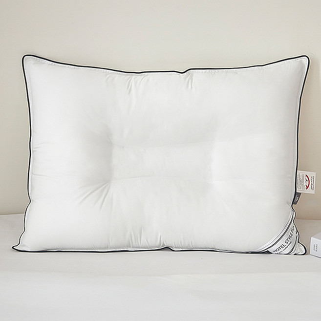 코멧 홈 진드기세이프 호텔식 프리미엄 마이크로화이버 경추형 베개솜, 화이트, 1개