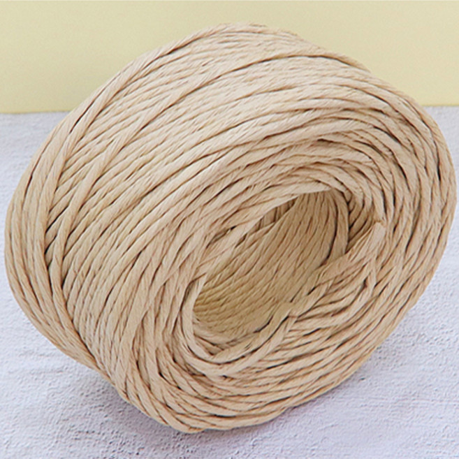 Uniart 彩色紙繩 4mm, 1個, 自然色, 100m