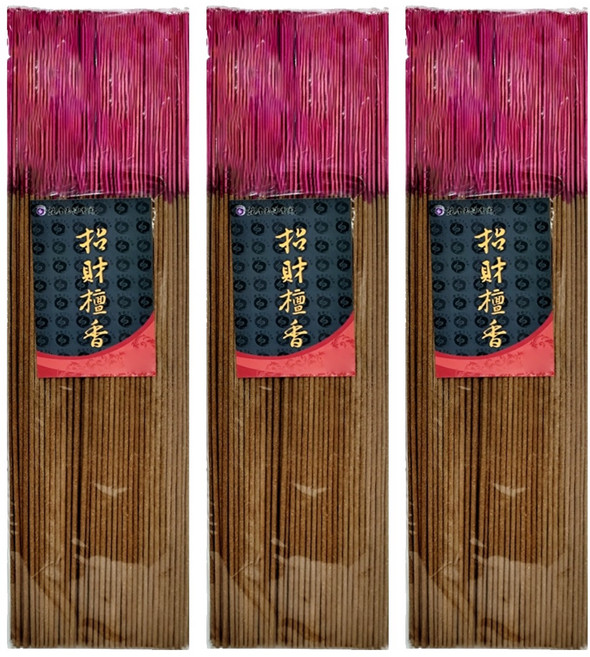 施金玉沐香齋 手作天然立香 招財檀香, 3袋