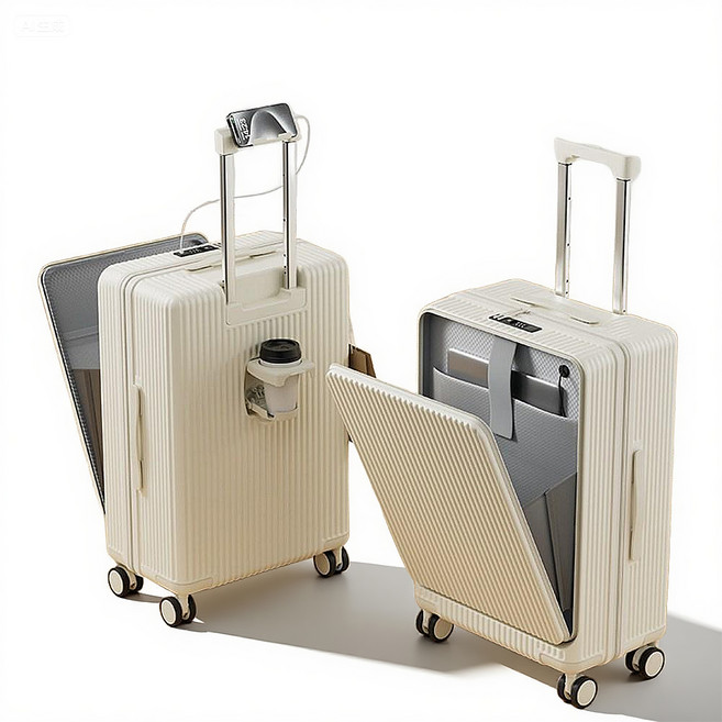 보튼캐리어 전면 오픈형 기내용 캐리어 FCL11