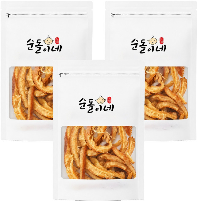 순돌이네 바베큐 페스츄리 오징어, 3개, 130g