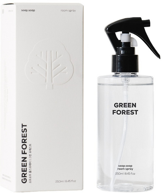 1555 소프소프 룸 스프레이 그린 포레스트, 250ml, 1개