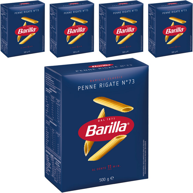 Barilla 百味來 條紋筆管麵, 500g, 5個