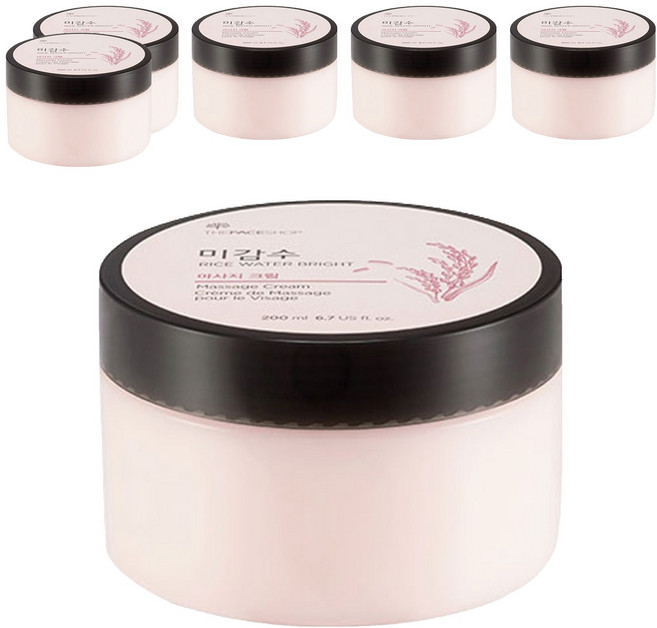 더페이스샵 미감수 브라이트 마사지 크림, 200ml, 6개