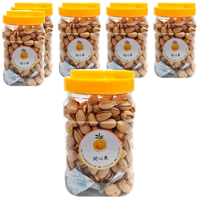 吉時饌 開心果 香脆可口 適合各種場合 無添加葷類成分, 300g, 6罐