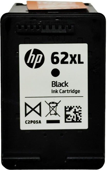 hp 惠普 62XL 黑色原廠墨水C2P05AA, 黑色, 1入