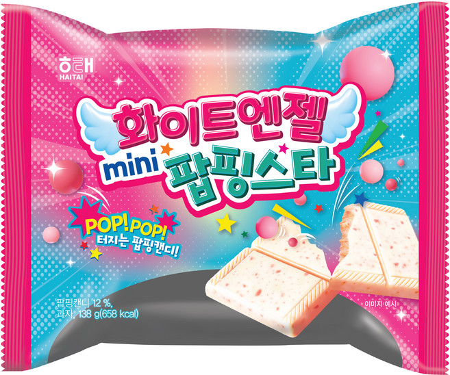 해태제과 화이트엔젤 미니 팝핑스타, 138g, 1개