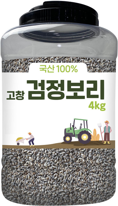 대구농산 고창 검정보리쌀, 4kg, 1개