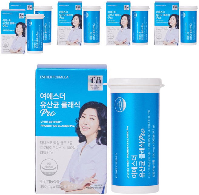 에스더포뮬러 여에스더 유산균 클래식 Pro 30캡슐, 6개, 30회분