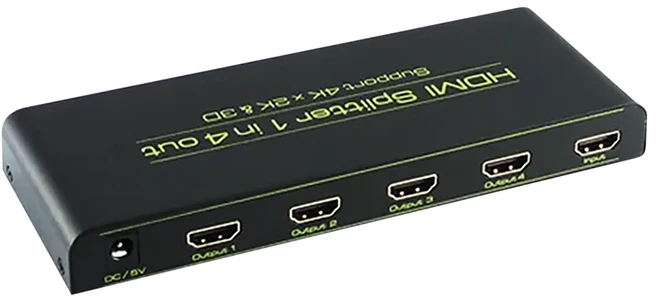 Alanview HDMI 4K2K 一進四出分配器 UHD v1.4, VK104C, 1個