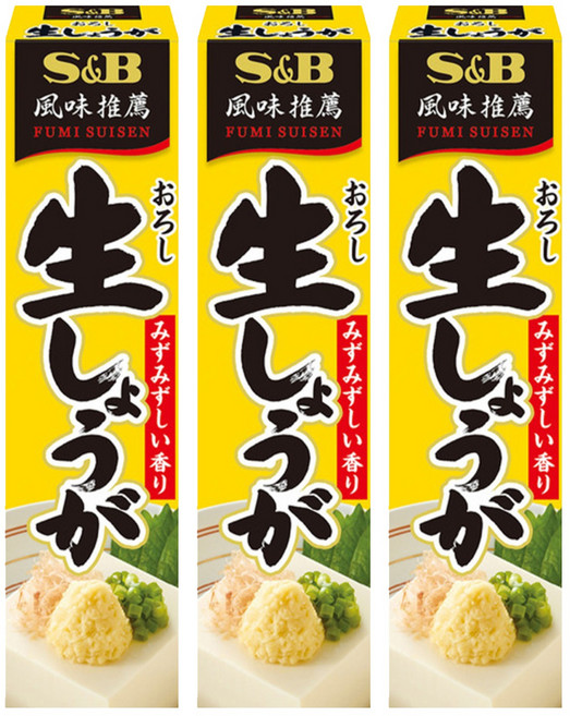 S&B 愛思必 薑末條, 40g, 3個