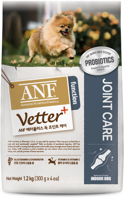 ANF 베터플러스 독 기능성 사료, 관절+장건강, 1.2kg, 1개