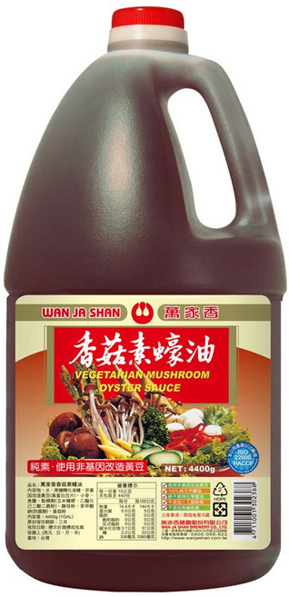 萬家香 香菇素蠔油, 4400g, 1瓶