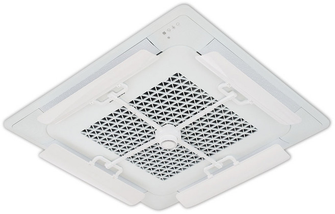 WindB 免打孔吸頂式系統空調四向擋風板, 1個, OCW-2WT