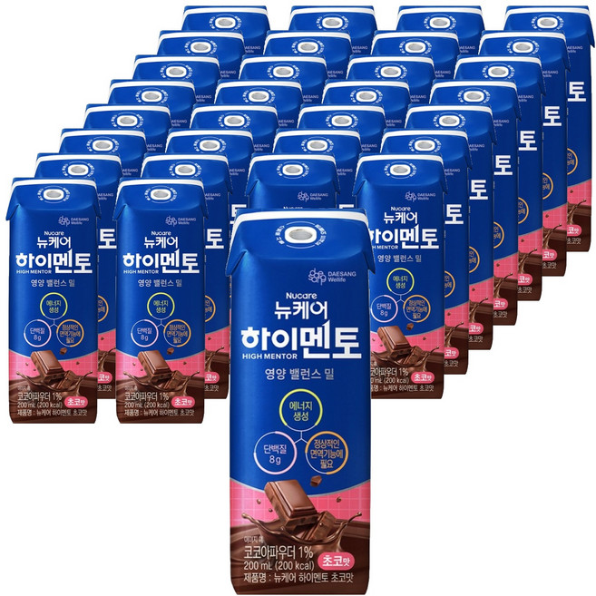 뉴케어 하이멘토 초코맛, 200ml, 48개