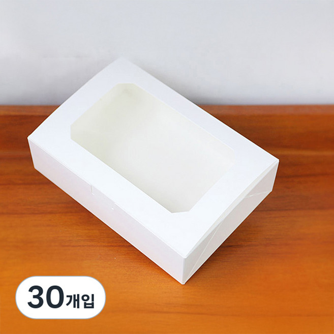 투명창 원터치 디저트상자, 30개