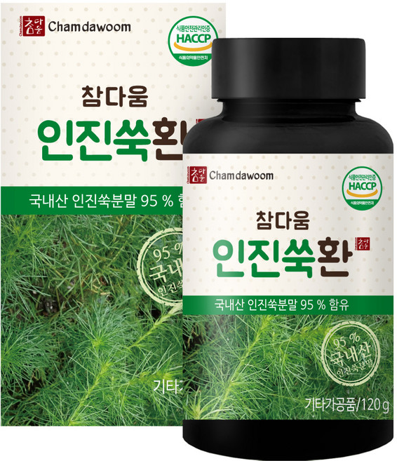 참다움 인진쑥환, 120g, 1개