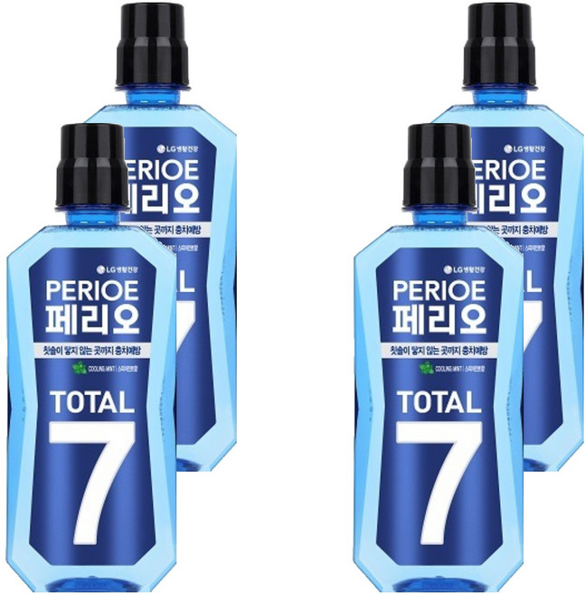 페리오 토탈7 가글 오리지널, 760ml, 4개