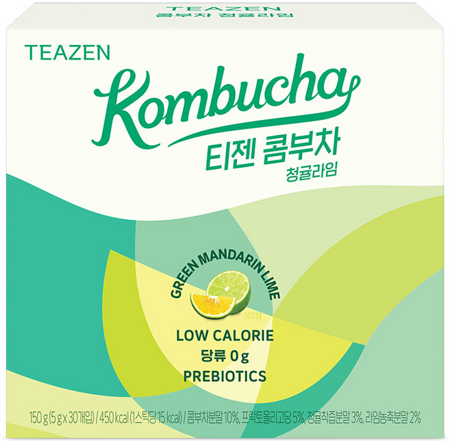 TEAZEN 茶禪 康普茶青橘萊姆, 4個, 5g, 30件