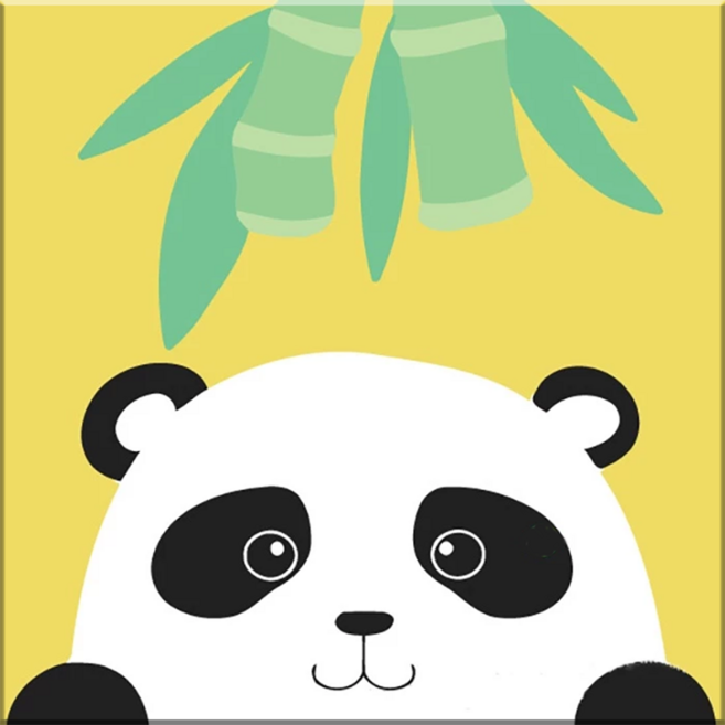 數字油畫組 DIY, 萌寵熊貓, 3組