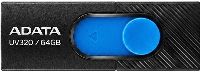 ADATA 威剛 隨身碟 UV320 藍色, 64GB, 1個