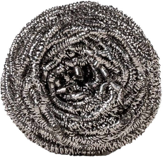 H.A.C 不鏽鋼清潔鋼絲球 紮實緊密 不易鬆脫 好刷耐用, 1個, 1個