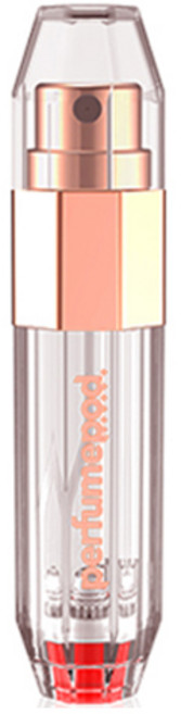 트라발로 퍼퓸팟 크리스탈 펌핑식 충전 휴대용 향수공병 5ml, 로즈골드, 1개