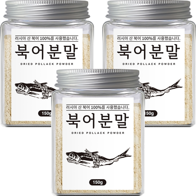 조은약초 북어 분말, 150g, 3개