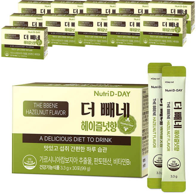 뉴트리디데이 더빼네 헤이즐넛향, 99g, 12개