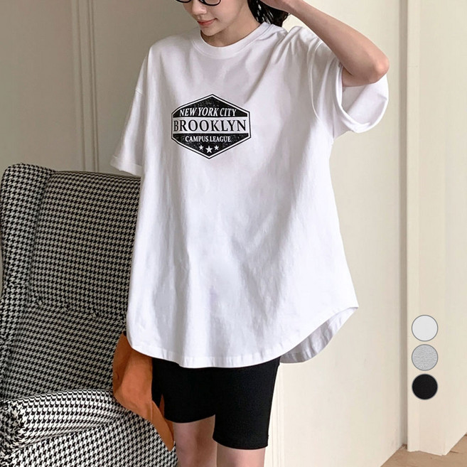 afinar 女款寬鬆版Brooklyn短袖T恤