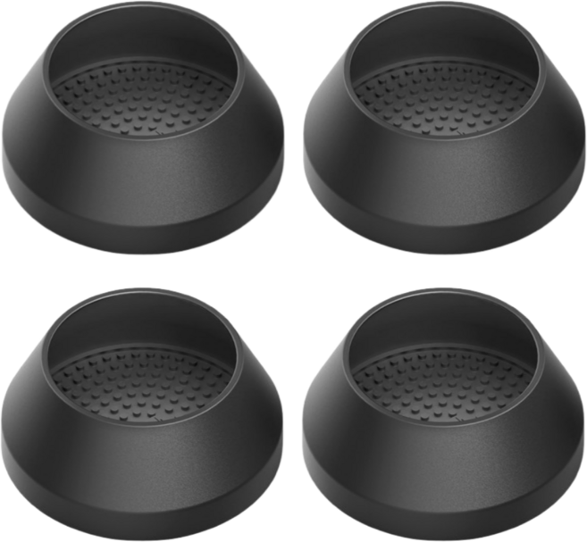 써뉴즈 논슬립 쇼파 가구발 커버 원형, 블랙, 4개