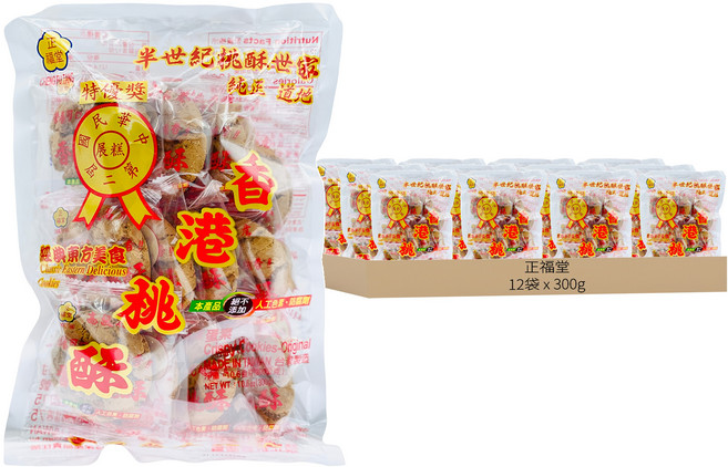 正福堂 桃酥, 300g, 12袋
