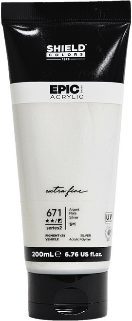 쉴드 에픽아크릴 물감, 200ml, 1색