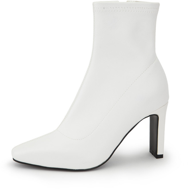 단골언니 라덴트 슬림핏 스판 앵클부츠