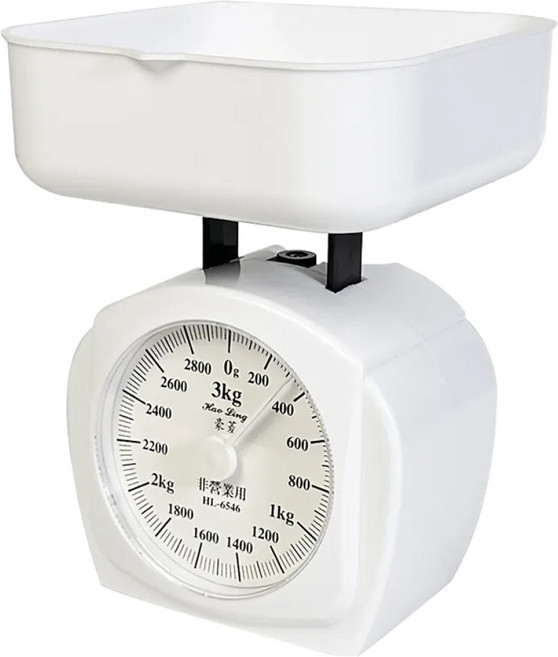 豪菱 家用廚房秤/料理秤, HL-6546, 3kg, 白色