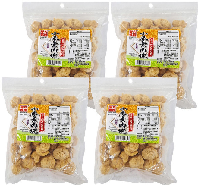 譽方媽媽 小麥素肉塊, 180g, 4包