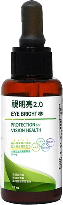 PBF 寶齡富錦生技 視明亮2.0 葉黃素滴劑 全素可食, 25ml, 1瓶