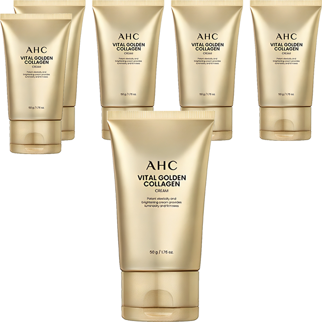 AHC 바이탈 골든 콜라겐 크림, 50g, 6개