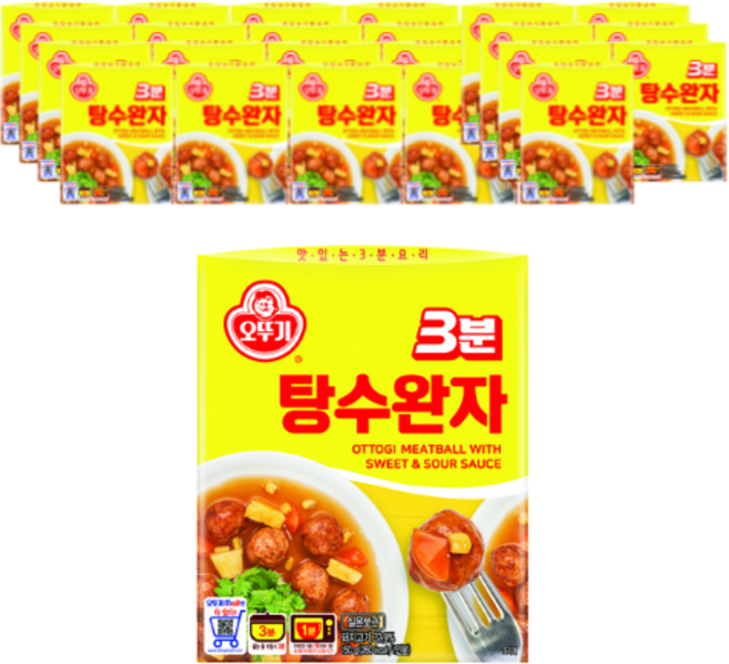 OTOKI 不倒翁 3 Minutes 糖醋丸子即食調理包, 150g, 24個