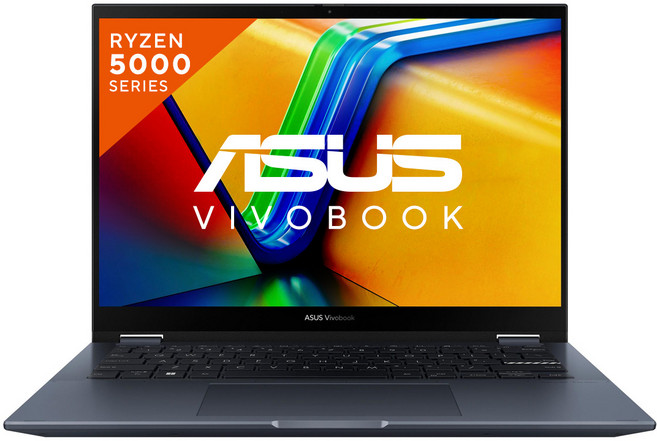 에이수스 비보북 S 플립 14, TN3402QA-LZ118W, 512GB, 라이젠5, 콰이어트 블루, 16GB, WIN11 Home